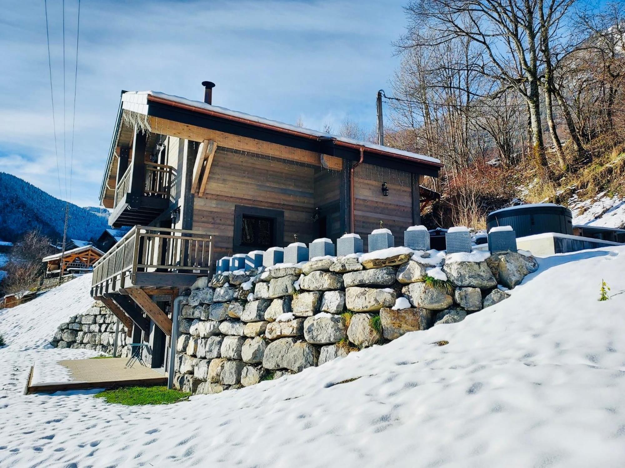 Bonnevaux  Chalet Du Bonheurヴィラ エクステリア 写真